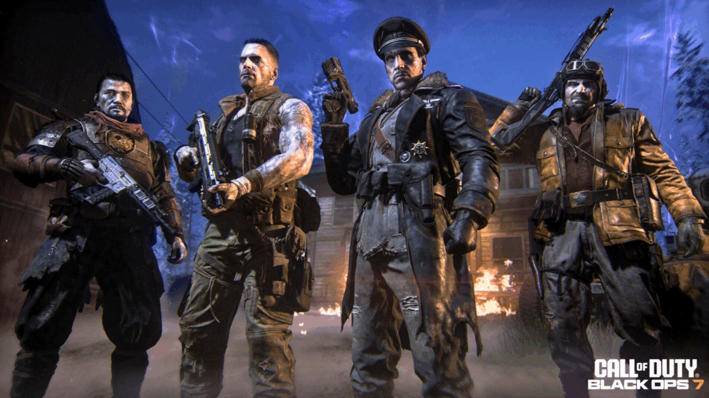 Temporada 1 de Call of Duty: Black Ops 7 e Warzone, apresentando novos Operadores, o mapa de Ressurgência Haven's Hollow e elementos do modo Zumbis