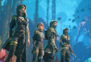 Captura de tela do gameplay de Clair Obscur: Expedition 33 mostrando o novo ambiente Rascunhos de Verso e a interface do Modo Foto.