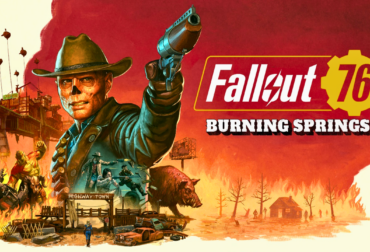 O Necrótico da série de TV (Walton Goggins) em seu novo local de Caça a Recompensas na atualização Fallout 76 Burning Springs.