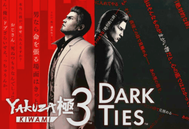Arte de capa oficial de Yakuza Kiwami 3 e Dark Ties