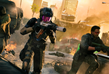 Combate tático no mapa Torque de Black Ops 7, apresentando uma rodovia destruída e futurista em Los Angeles.