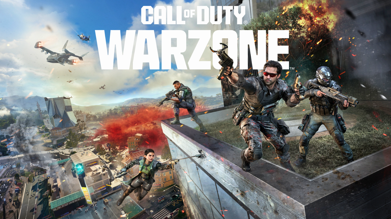 Banner promocional de Black Ops Royale destacando o rifle Swordfish A1 e a paisagem costeira de Avalon.