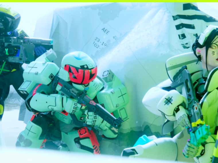 Corredores de Marathon equipados com armadura de elite segurando uma arma única obtida nas Câmaras de alta segurança do Crioarquivo.