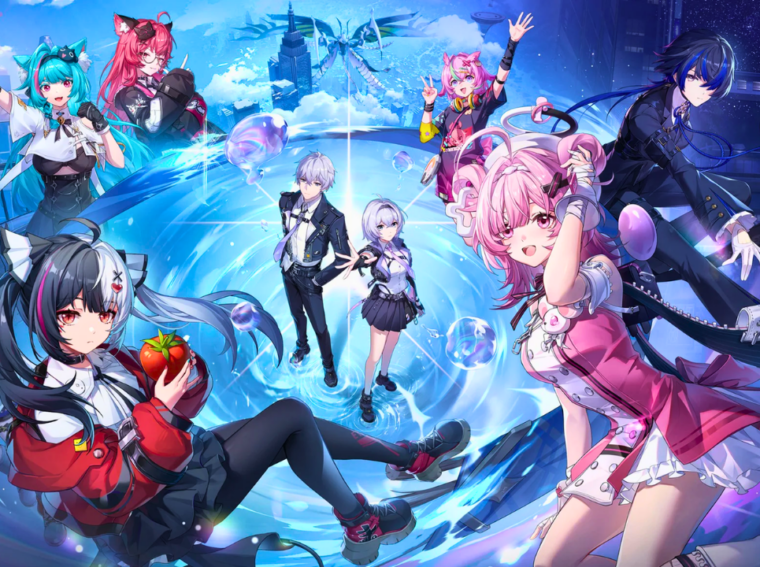 Arte promocional de Neverness to Everness (NTE) mostrando os personagens Nanally e Hotori
